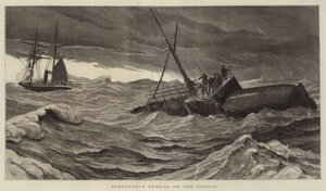 De Naald van Cleopatra, op de Reis door Joseph Nash